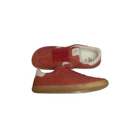 Zapatilla Barefoot de Piel Rojo de Chetto