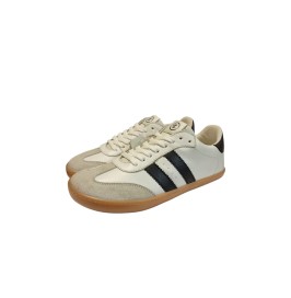 Zapatilla Barefoot de Piel Blanco con Cremallera Chetto