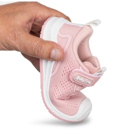 Deportivas de textil respetuosas Flyknit rosa de Chetto
