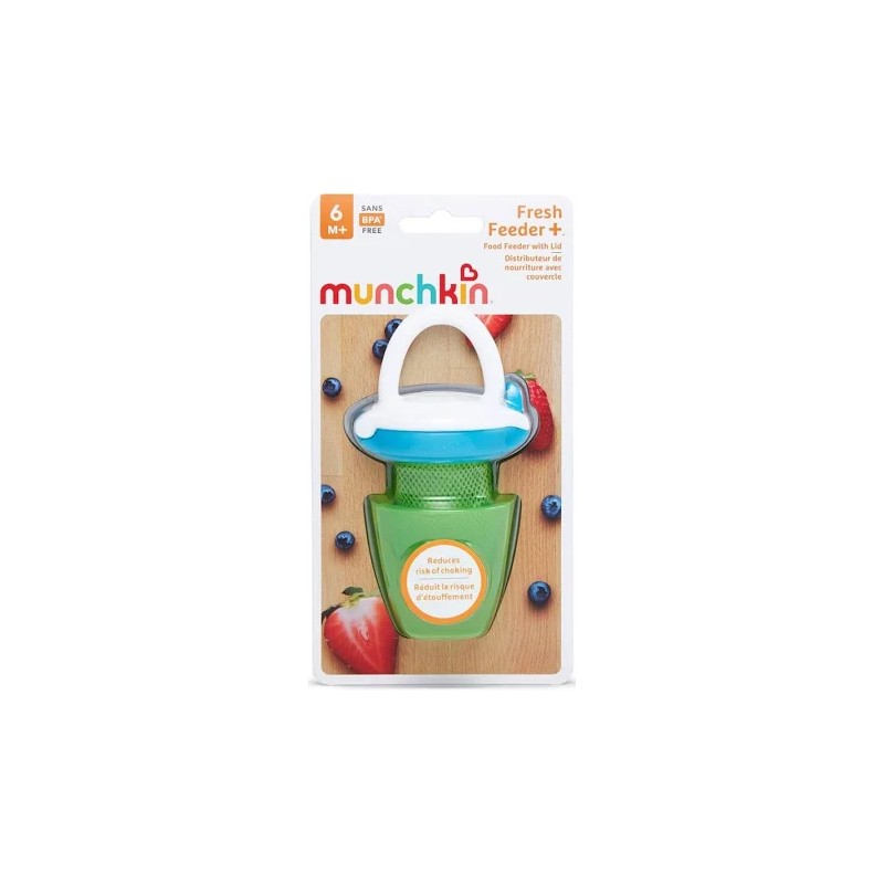 Alimentador  con rejilla para fruta Verde de Munchkin