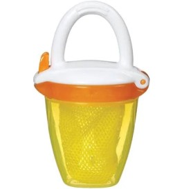 Alimentador con rejilla para fruta Amarillo de Munchkin