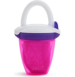 Alimentador con rejilla para fruta Rosa de Munchkin