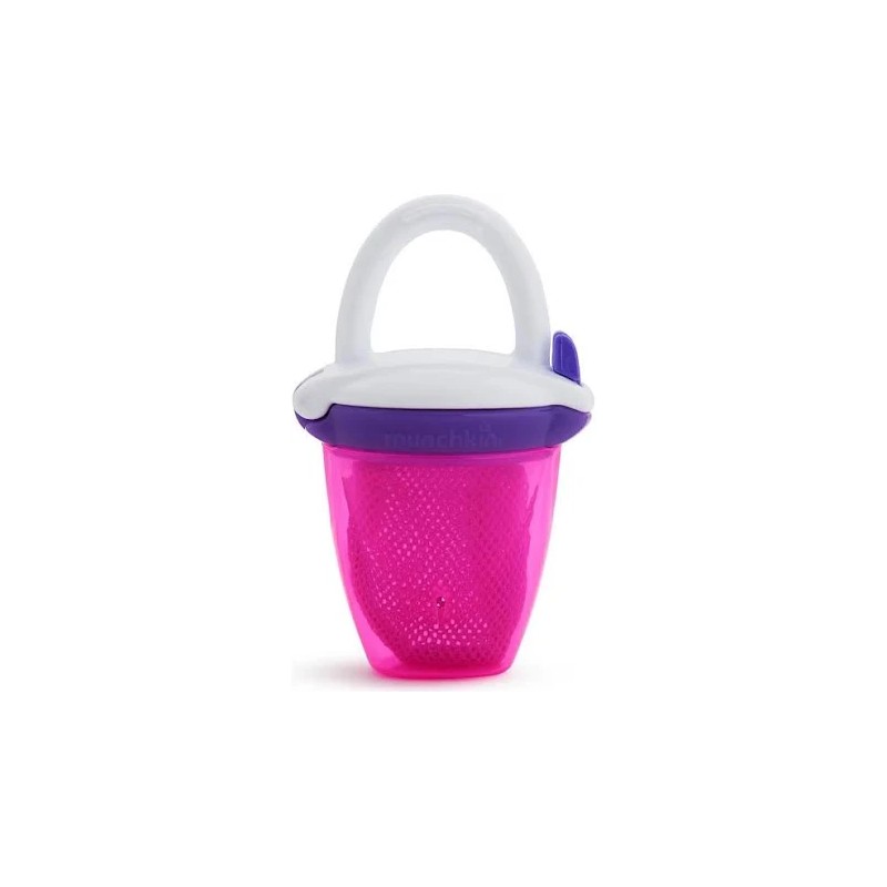 Alimentador con rejilla para fruta Rosa de Munchkin
