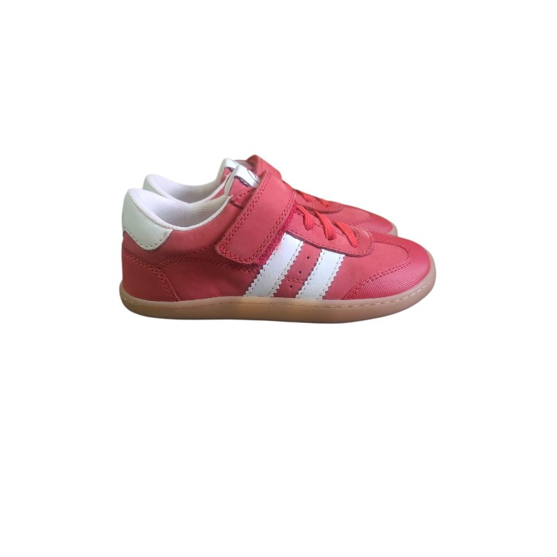 Zapatilla Deportiva Bebé Barefoot de Piel Rojo Chetto Zapatilla Deportiva Bebé Barefoot de Piel Rojo Chetto