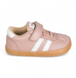 Zapatilla Deportiva Bebé Barefoot de Piel Rosa Chetto