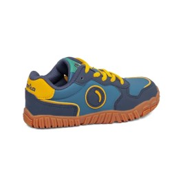 Deportivas Impermeables Micro Nobuck Azul-Amarillo de Gorila