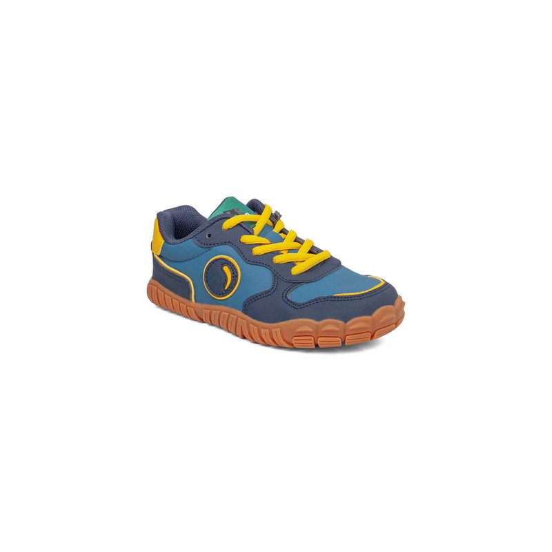 Deportivas Impermeables Micro Nobuck Azul-Amarillo de Gorila Deportivas Impermeables Micro Nobuck Azul-Amarillo de Gorila