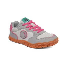 Deportivas Impermeables Micro Nobuck Gris-Rosa de Gorila