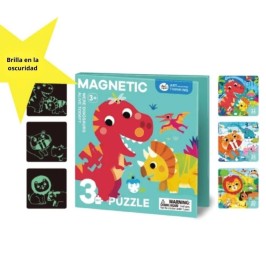 Puzzle magnético 3 en 1 - DINOS Jarmelo
