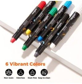 Crayones para cristal, azulejos y papel (6 ud.) Jarmelo