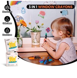 Crayones para cristal, azulejos y papel (6 ud.) Jarmelo