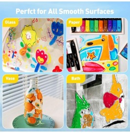 Crayones para cristal, azulejos y papel (6 ud.) Jarmelo