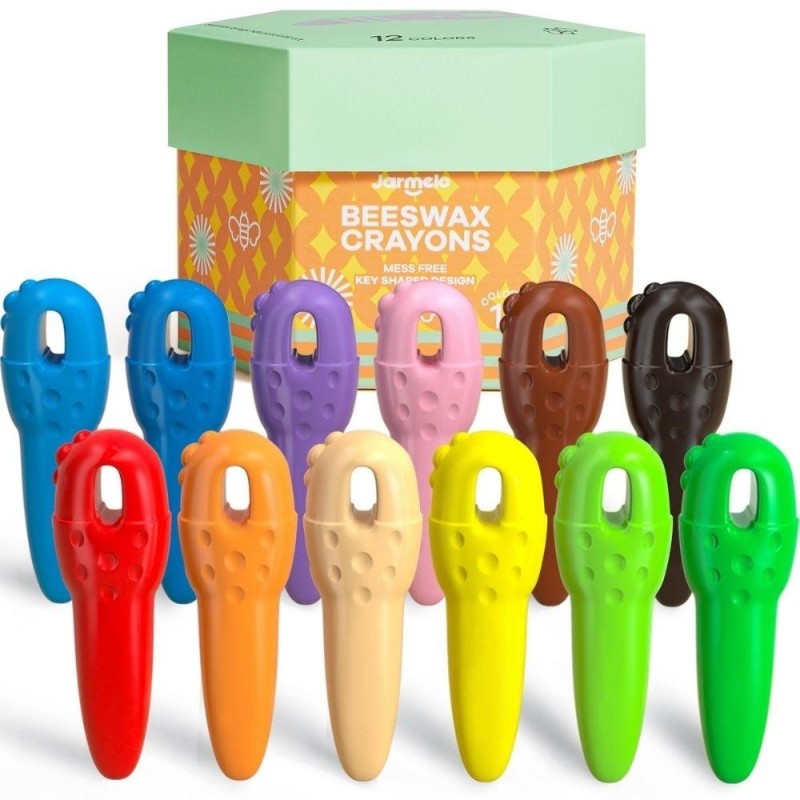 Crayones KEY de cera de abeja (12 ud.) Jarmelo Crayones KEY de cera de abeja (12 ud.) Jarmelo