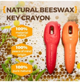 Crayones KEY de cera de abeja (12 ud.) Jarmelo