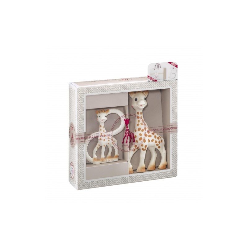 Mi primer set Sophie la girafe + Anillo de dentición 100% natural Mi primer set Sophie la girafe + Anillo de dentición 100% natural