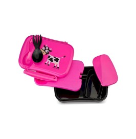 Caja de Almuerzo N'ice Box Kids Vaca Purple Carl Oscar