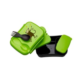 Caja de Almuerzo N'ice Box Kids Mono Lime Carl Oscar
