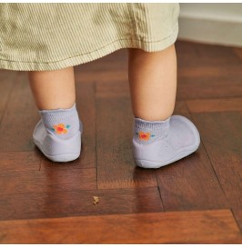 Attipas Butterfly Purple bambú | Escarpines barefoot bebé