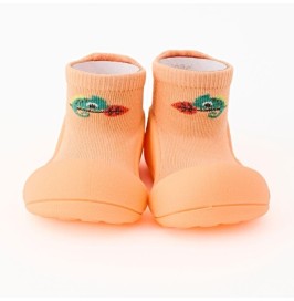 Attipas Chameleon Orange  bambú | Escarpines barefoot bebé