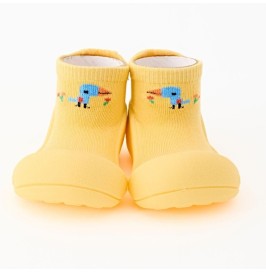 Attipas Bird Yellow   bambú | Escarpines barefoot bebé