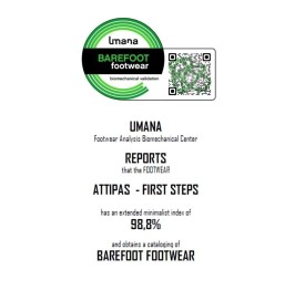 Attipas Nature Friends Bear bambú | Escarpines barefoot bebé