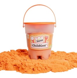 Arena mágica naranja 500g ChildGen | Sensorial y natural