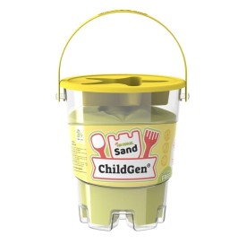 Arena mágica amarillo 500g ChildGen | Sensorial y natural