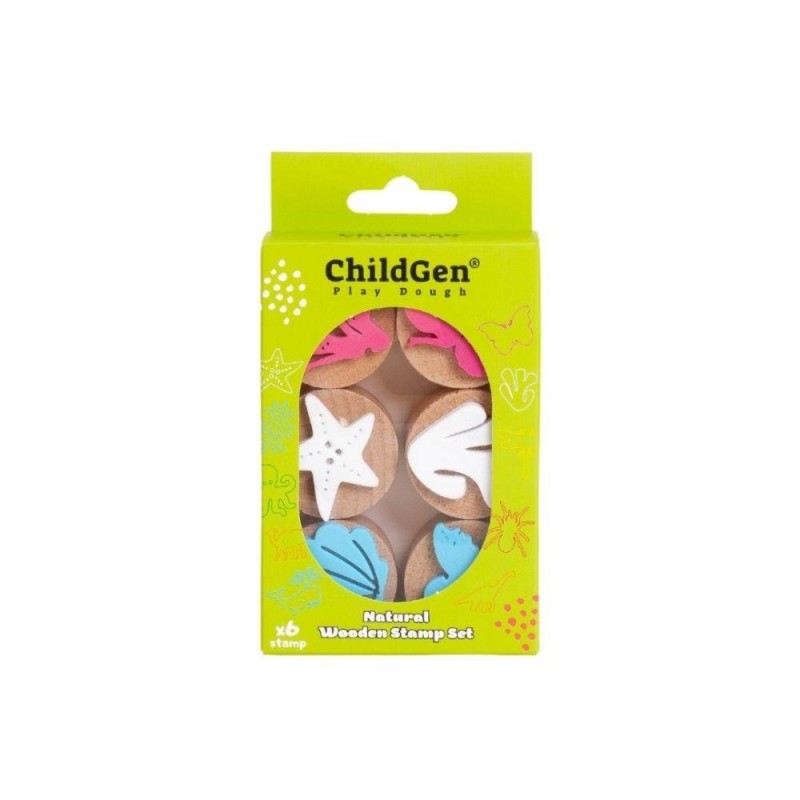 Sellos de Madera Sirena 6 und. ChildGen Sellos de Madera Sirena 6 und. ChildGen