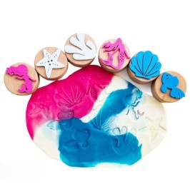 Sellos de Madera Sirena 6 und. ChildGen