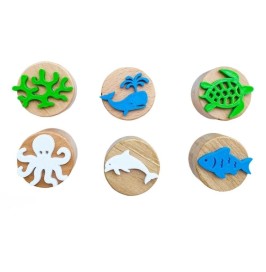 Sellos de Madera Oceano 6 und. ChildGen