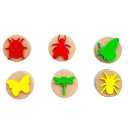 Sellos de Madera Insectos 6 und. ChildGen
