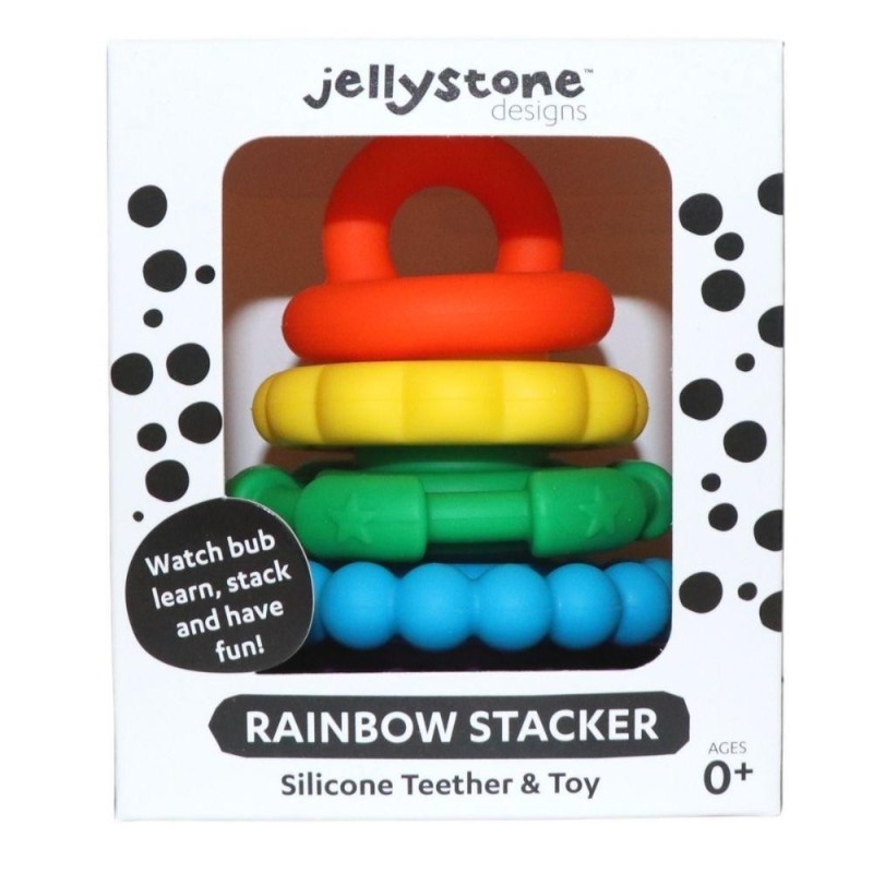 Mordedor y apilable de silicona de Jellystone