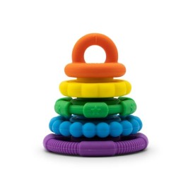 Stacker Teether Rainbow | Mordedor apilable bebé silicona