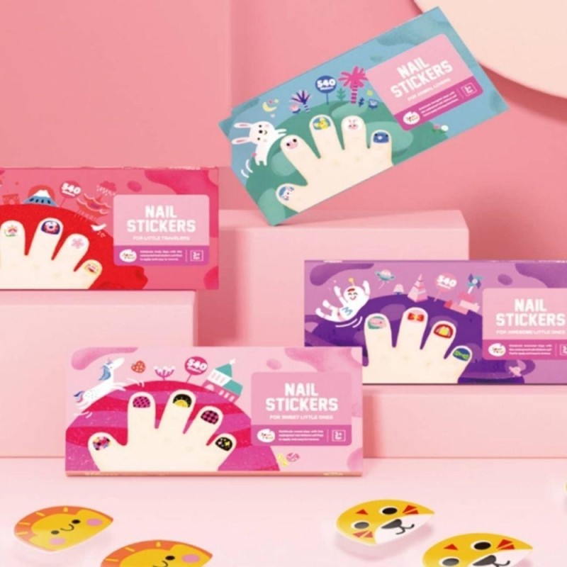 set de 540 stickers para uñas infantiles SWEET LITTLE ONES de Jarmelo set de 540 stickers para uñas infantiles SWEET LITTLE ONES de Jarmelo