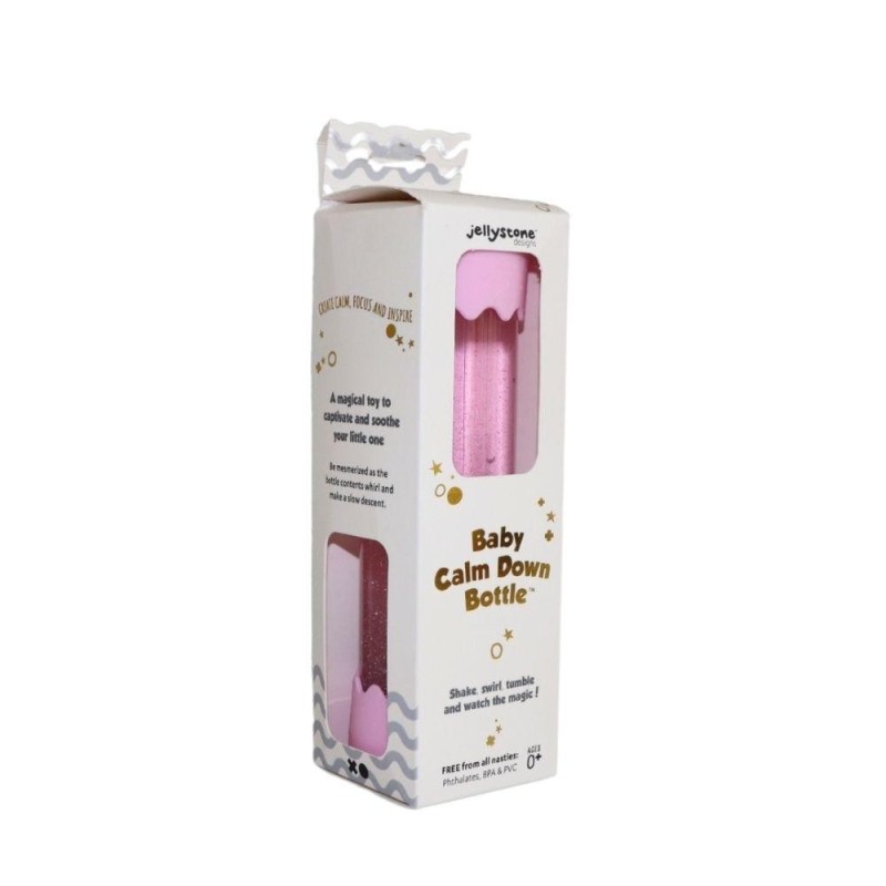 BOTELLA DE CALMA BUBBLEGUM PARA BEBÉ de Jellystone