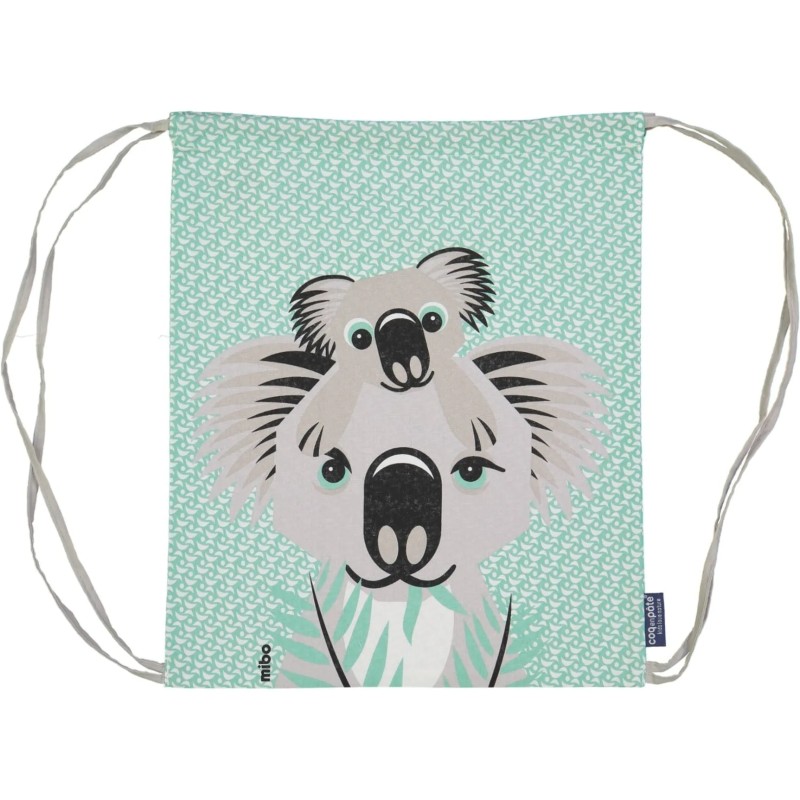 Talega de Koala de algodón orgánico Coqenpâte