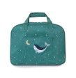 Bolso de Playa con Rejilla Whale Teal