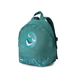 Mochila infantil playa y piscina  Whale teal| Ligera y waterproof