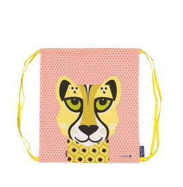Talega de Jaguar amarillo de algodón orgánico Coqenpâte