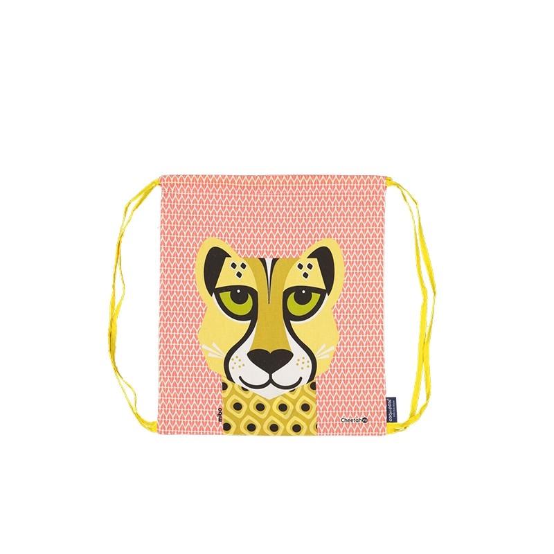 Talega de Jaguar amarillo de algodón orgánico Coqenpâte