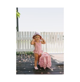 Mochila infantil playa y piscina Whale Pink| Ligera y waterproof