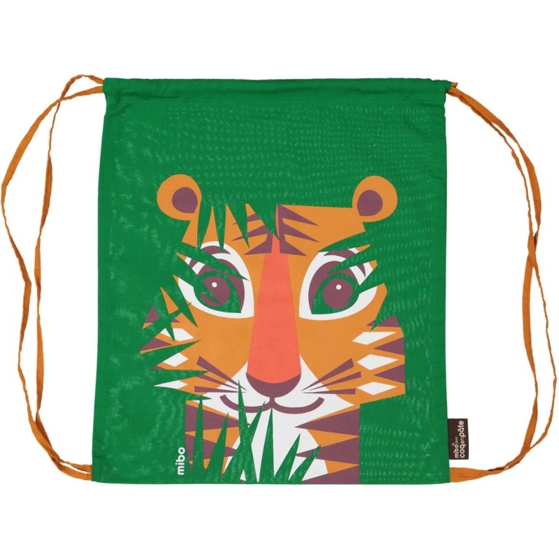 Talega de Tigre de algodón orgánico Coqenpâte