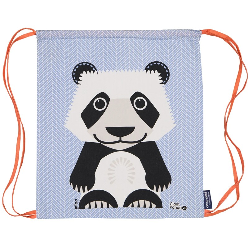 Talega de Panda de algodón orgánico Coqenpâte