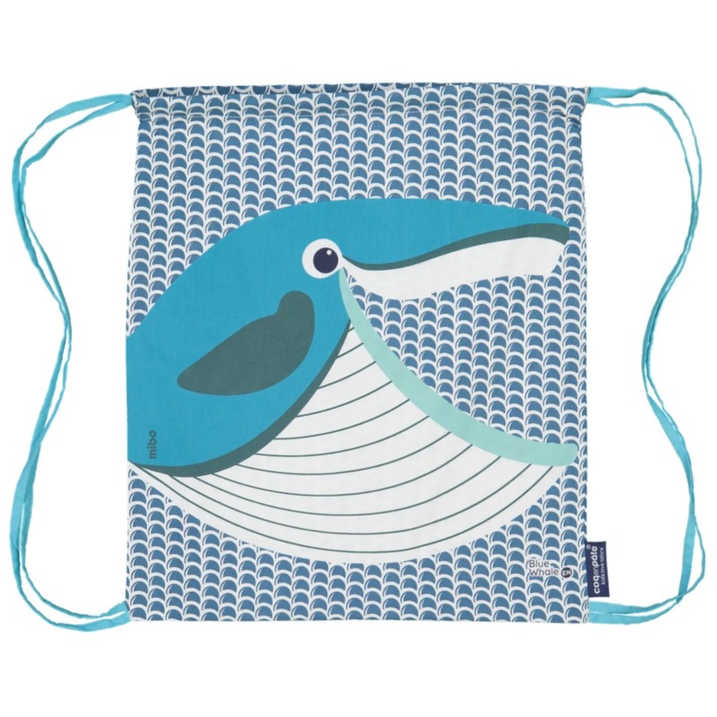Talega de Ballena de algodón orgánico Coqenpâte