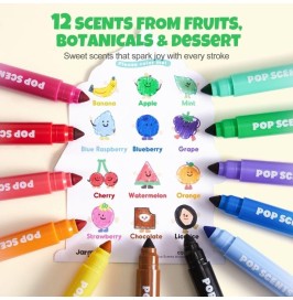 Rotuladores perfumados lavables niños | Set creativo