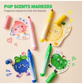 Rotuladores perfumados lavables niños | Set creativo