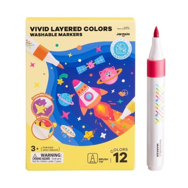 Rotuladores por capas lavables - VIVID COLORED (12 ud.) Jarmelo Rotuladores por capas lavables - VIVID COLORED (12 ud.) Jarmelo