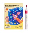 Rotuladores por capas lavables - VIVID COLORED (12 ud.) Jarmelo Rotuladores por capas lavables - VIVID COLORED (12 ud.) Jarmelo