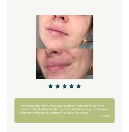 Bálsamo labial reparador con aguacate Green Cornerss