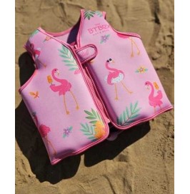 Chaleco flotador BTBOX neopreno infantil Flamingo